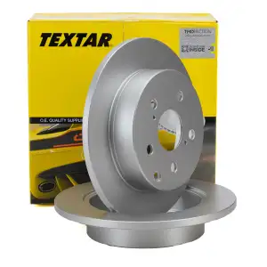 TEXTAR Bremsscheiben Satz &Oslash; 281mm f&uuml;r TOYOTA RAV 4 III IV hinten 42431-42060