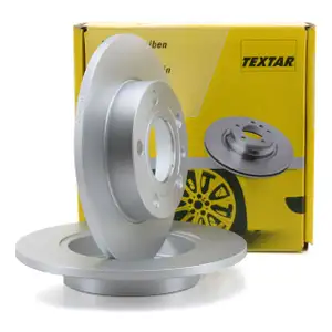 TEXTAR 92106203 Bremsscheiben Satz f&uuml;r AUDI 80 B4 A4 B6 B7 Coupe SEAT Exeo hinten