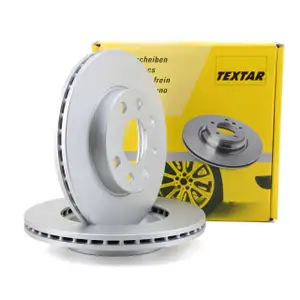 TEXTAR 92111403 Bremsscheiben Satz f&uuml;r OPEL Corsa C 1.0-1.6 1.7CDTI mit ABS vorne