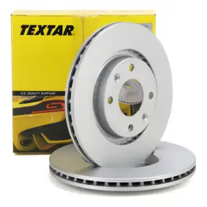 TEXTAR 92111503 Bremsscheiben Satz f&uuml;r CITROEN Berlingo C2 C3 C4 PEUGEOT 206 PARTNER vorne