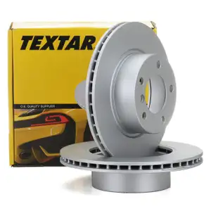 TEXTAR 92132805 Bremsscheiben Satz f&uuml;r BMW 1er E81 E87 E88 E82 3er ohne M-Technik vorne