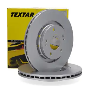 TEXTAR 92135203 Bremsscheiben Satz f&uuml;r PSA C-Crosser 4007 MITSUBISHI Outlander 1 2 3 vorne