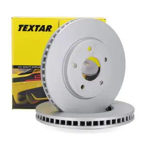 TEXTAR 92280103 Bremsscheiben Satz für NISSAN Evalia ab 04.2016 Leaf ZE0 ZE1 vorne