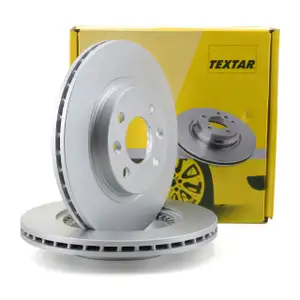 TEXTAR 92292103 Bremsscheiben Satz f&uuml;r RENAULT Clio Kangoo Megane Thalia Twingo vorne