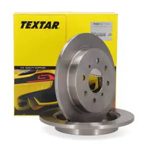 TEXTAR Bremsscheiben Satz &Oslash; 239mm f&uuml;r HONDA Jazz 3 1.2/1.3i Hinterachse 42510TM5H00