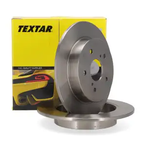 TEXTAR Bremsscheiben Satz &Oslash; 278mm f&uuml;r SUZUKI Swift 3 SX4 EY GY FIAT Sedici hinten