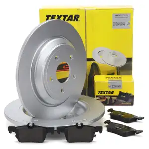 TEXTAR Bremsen Set Bremsscheiben + Bremsbeläge für FORD Focus 4 MK4 Kuga 3 MK3 hinten