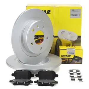 TEXTAR Bremsen Set Bremsscheiben + Bremsbeläge OPEL Insignia B hinten
