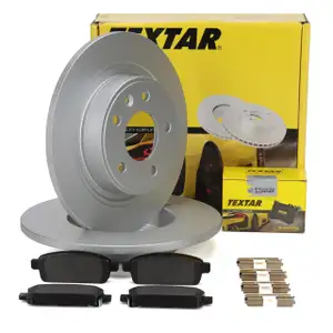 TEXTAR Bremsscheiben + Bremsbel&auml;ge f&uuml;r OPEL Astra J Ampera Cascada Zafira C 16/17 hinten
