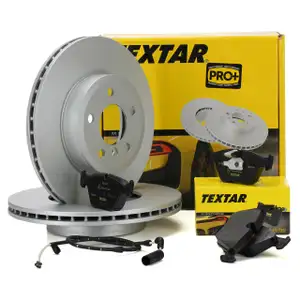 TEXTAR Bremsscheiben &Oslash; 325mm + Bel&auml;ge + Wako f&uuml;r BMW X3 E83 bis 08.2010 vorne