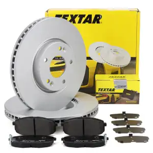 TEXTAR Bremsen Set Bremsscheiben + Bremsbel&auml;ge f&uuml;r HYUNDAI i30 FD 16 Zoll vorne