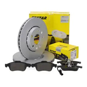 TEXTAR Bremsscheiben + Bel&auml;ge + Sensor f&uuml;r MERCEDES Citan W420 RENAULT Kangoo 3 vorne