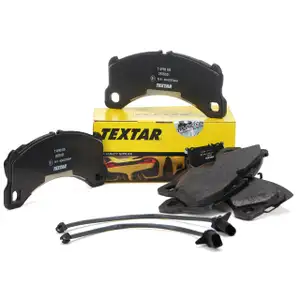 TEXTAR 2570101 Bremsbel&auml;ge + Wako f&uuml;r PORSCHE Macan (95B) 3.0 S PR-1LE/1LA vorne
