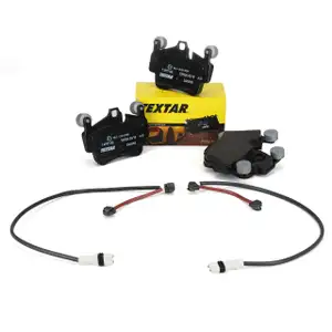 TEXTAR 2404903 Bremsbel&auml;ge + Wako f&uuml;r PORSCHE 997 / Cabrio 3.6 Carrera 4 ab 01.2007 vorne