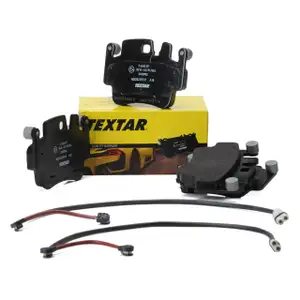 TEXTAR 2332902 Bremsbel&auml;ge + Wako f&uuml;r PORSCHE 997 3.8 Carrera 4S 359 PS vorne