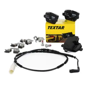 TEXTAR 2362303 Bremsbel&auml;ge + Wako f&uuml;r BMW 1er E81 E87 3er E90 E92 bis 02.2010 hinten
