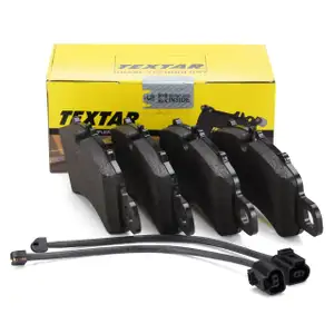 TEXTAR 2598303 Bremsbel&auml;ge + Warnkontakt f&uuml;r PORSCHE 992 3.0 Carrera 3.8 Turbo S vorne