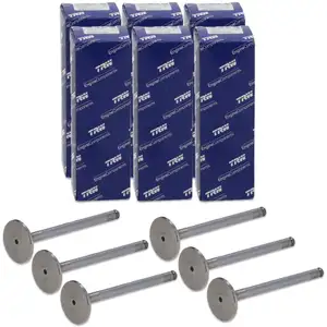 6x TRW Auslassventil f&uuml;r MERCEDES /8 W114 W123 W460 W116 W126 R107 C107 M110 1170500127