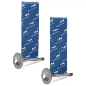 2x TRW 30279 Einlassventil für PORSCHE 911 3.0 3.3 Turbo 964 3.6 Carrera 3.3/3.6 Turbo