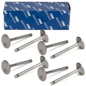 8x TRW 30001 Einlassventil f&uuml;r PORSCHE 928 4.7 S 301/310 PS 09.1979-07.1986 92810540902