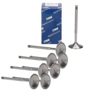 8x TRW 111208 Einlassventil f&uuml;r BMW 1er E81 E87 116i 3er E46 E90 316i N45 11341435461