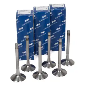 6x TRW 3063 Einlassventil f&uuml;r PORSCHE 911 2.2 T / E / S 2.7 / SC Carrera RS 91110541120