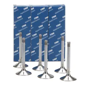 6x TRW 30279 Einlassventil f&uuml;r PORSCHE 911 3.0 3.3 Turbo 964 3.6 Carrera 3.3/3.6 Turbo