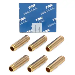 6x TRW 81-30105 EINLASSVENTIL f&uuml;r Ventilf&uuml;hrung PORSCHE 964 Carrera / Turbo 96410432152