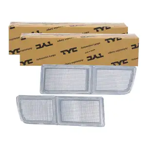 2x TYC Blende Nebelscheinwerfer Wei&szlig; f&uuml;r VW Golf 3 / Cabrio / Variant Vento lnks + rechts