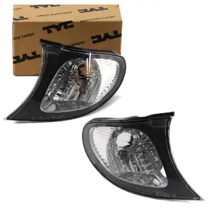 2x TYC Blinker Frontblinker BMW E46 Limo + Touring ab 10.2001 / Facelift links + rechts
