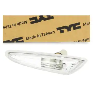TYC Side Turn Signal Light, White, for BMW 3 Series E46 LCI (from October 2001) and X3 E83 (front left)
