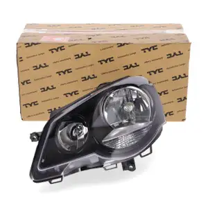 TYC HALOGEN Hauptscheinwerfer H1/H7 f&uuml;r VW Polo 4 Mk4 ab BJ. 05.2005 links 6Q1941007AP