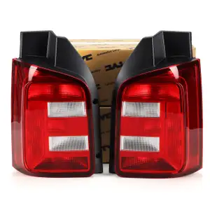 2x TYC Heckleuchte f&uuml;r VW Multivan Transporter T6 bis 08.19 MIT Fl&uuml;gelt&uuml;ren links + rechts