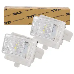 2x TYC LED Kennzeichenleuchte f&uuml;r MERCEDES W204 C117 C218 W212 W221 W222 2218200856