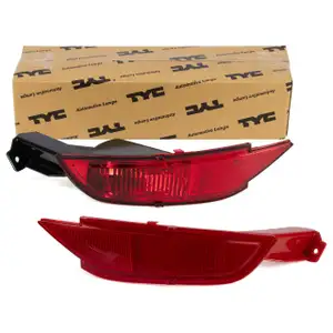 2x TYC Reflektor + Nebelschlussleuchte Stoßstange FORD Grand / C-Max 2 Fiesta 6 MK6 hinten