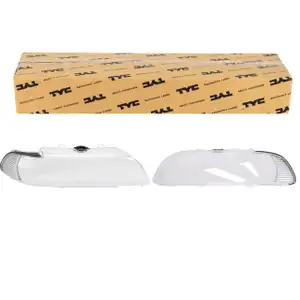 2x TYC Streuscheibe Scheinwerferglas Hauptscheinwerfer f&uuml;r BMW 5er E39 ab 09.2000 vorne