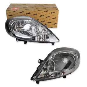 2x TYC HALOGEN H4 Hauptscheinwerfer für RENAULT Trafic 2 OPEL Vivaro A Primastar 01.2007
