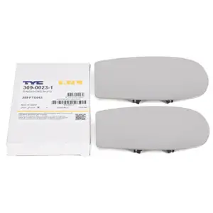 2x TYC 309-0023-1 Außenspiegel Spiegelglas konvex für FIAT Punto links + rechts 71716193
