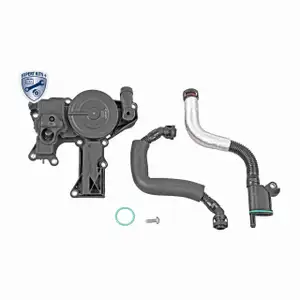 VAICO Kurbelgeh&auml;use Rep.-Satz Ventil + Schlauch f&uuml;r VW Passat B6 Tiguan 5N 2.0 TFSI