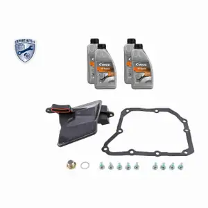 VAICO V40-1604 Getriebefilter Satz 5-Gang AW50 AW55 + 4L Getriebeöl für OPEL RENAULT VOLVO