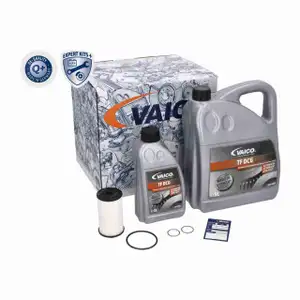VAICO V10-3025 Getriebefilter Satz + 6L Getriebeöl für AUDI SEAT SKODA VW 6-Gang DQ250