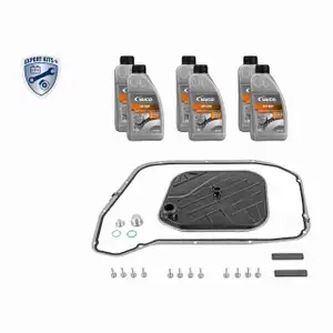 VAICO V10-3225 Getriebefilter Satz 8HP55 + 6L Getriebe&ouml;l f&uuml;r AUDI A4 B8 A5 A6 C7 A7 A8 8RB