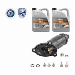 VAICO V10-3231-XXL Getriebefilter Satz 0AW CVT + 10L Getriebe&ouml;l f&uuml;r AUDI A4 B8 A5 8T 8F A6