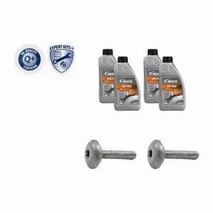 4L VAICO V10-9347 Getriebe&ouml;l &Ouml;lwechsel Set Getriebeeinheit f&uuml;r AUDI A4 A6 Q5 7-Gang DL382