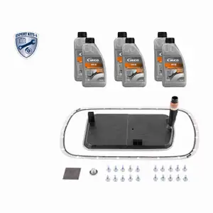 VAICO V20-2084 Getriebefilter Satz 5-Gang 5L40E A5S + 6L Getriebe&ouml;l f&uuml;r BMW E46 E39 X3 X5