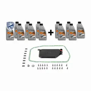 VAICO V20-2085 Getriebefilter Satz 5HP19 + 12L Getriebeöl für BMW 3er E46 5er E39 E38 Z4