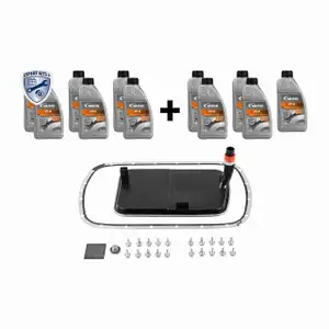 VAICO V20-2087-XXL Getriebefilter Satz 5-Gang 5L40E A5S + 11L Getriebeöl für BMW X5 3.0i/d