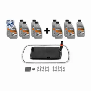 VAICO V20-2093-XXL Getriebefilter Satz 5-Gang 5L40E AS5 11L Getriebe&ouml;l f&uuml;r BMW E46 E39 X3