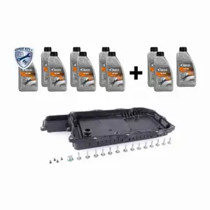 VAICO V20-4061-XXL Getriebe&ouml;lwanne + 10L Getriebe&ouml;l f&uuml;r BMW 3er 5er 7er X3 X5 hybrid 8HP75
