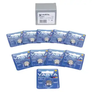 10x VARTA Alkaline V625U LR9 PX625A Knopfzelle Knopfbatterie Batterie 1.5V (MHD 07.2027)